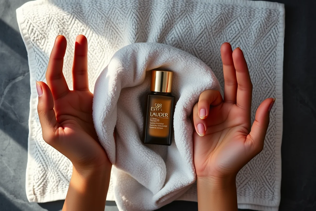 estee lauder foundation — Estee Lauder Foundation (the finished result)
