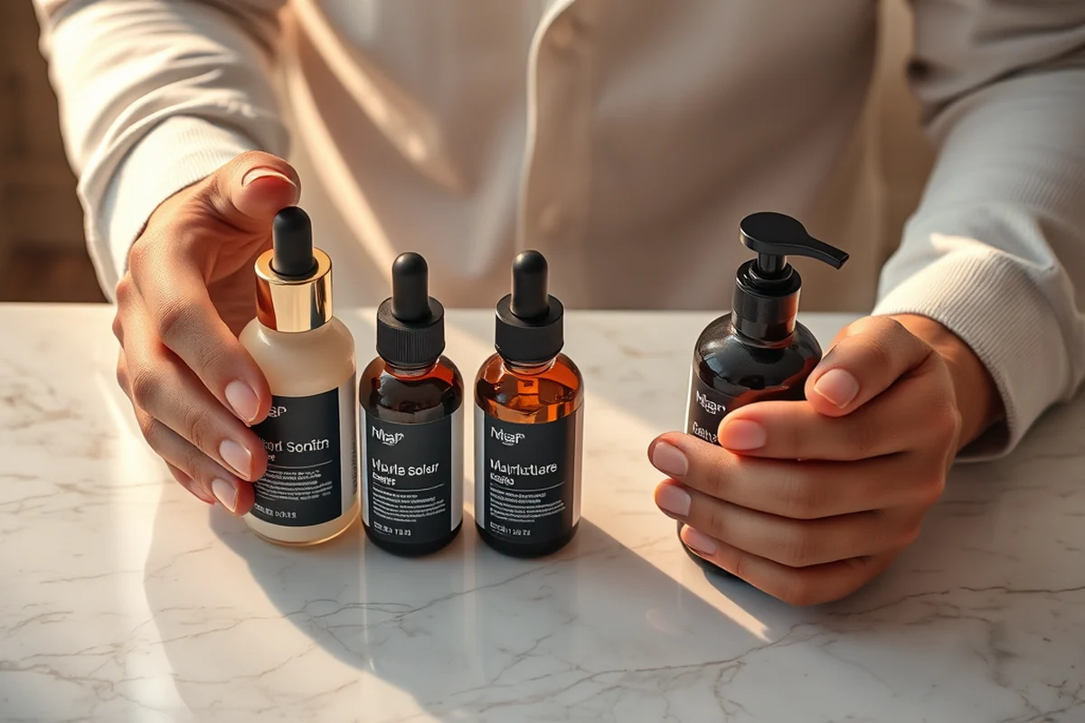 men's beauty products — Men'S Beauty Products (the finished result)